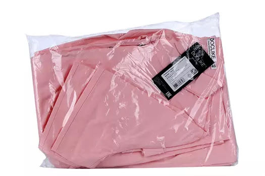 Комбинезон DOCLIKE медицинский женский DL 613 с элегантным воротником стойкой розовый р 46