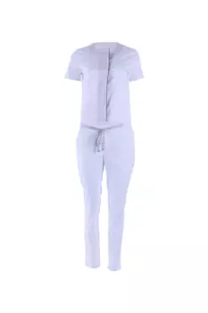 Комбинезон PROLANA медицинский р 46 белый с серым поясом