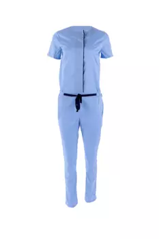 Комбинезон PROLANA медицинский р 46 голубой с темным поясом