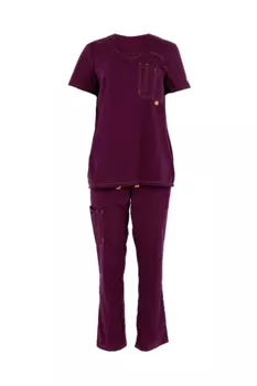 Комплект Аура медицинский 88-92/158-164, бордовый