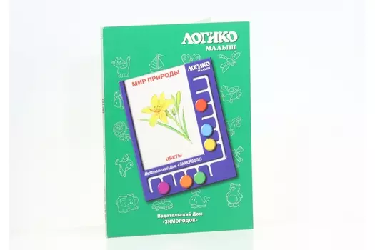 Комплект карточек к планшету Логико-малыш мир природы цветы
