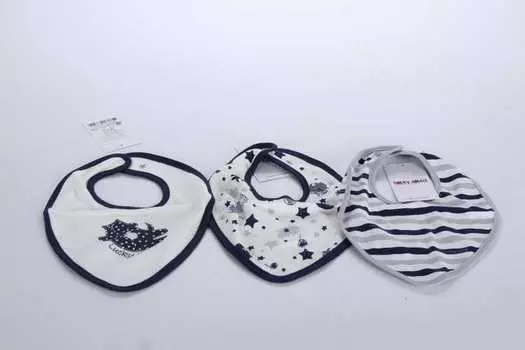 Комплект нагрудников Lucky Child д/детей синий/кот, 3 шт