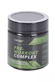 Комплекс 1WIN Pre-workout предтренировочный Энергетик, 210 г