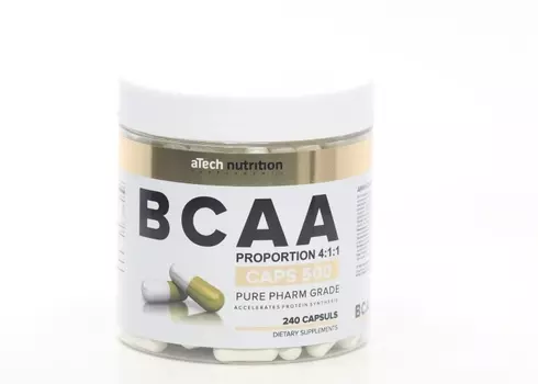 Комплекс аминокислотный aTech Nutrition BCAA 4.1.1 капс, 240 шт