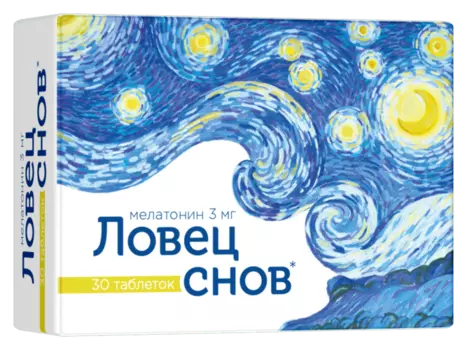 Комплекс д/сна Ловец снов, 30 шт, таблетки покрытые оболочкой