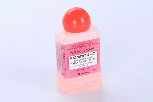 Комплекс д/снятия лака и укреп ногтей вишня, 30 мл