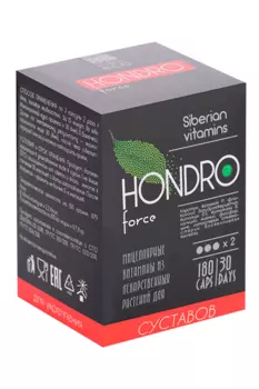 Комплекс HONDROforce Siberian vitamins, 180 шт, капсулы