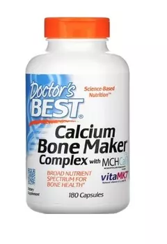 Комплекс Кальция д/костей Doctors Best, 180 шт, капсулы