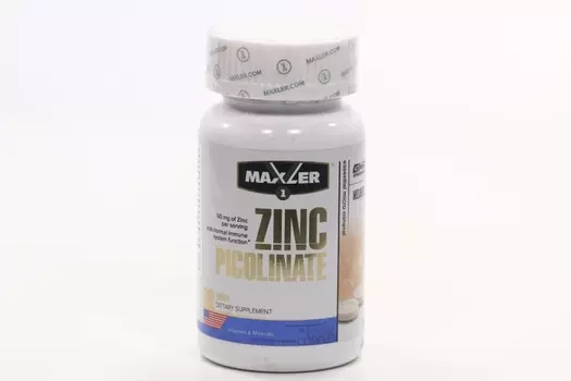 Комплекс Макслер Цинк Пиколинейт, 50 мг, 60 шт, таблетки
