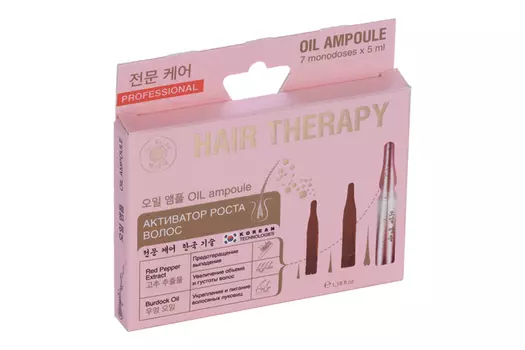 Комплекс Mi-Ri-Ne Активатор роста масляный д/ослабл волос, (5мл х 7шт)