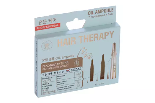 Комплекс Mi-Ri-Ne Профилактика выпадения волос масляный восстанав, (5мл х 7 шт)