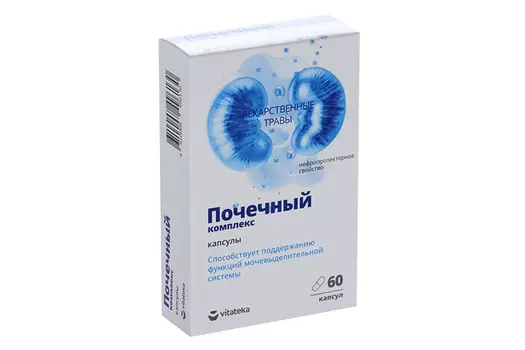 Комплекс Почечный, 300 мг, 60 шт, капсулы Витатека