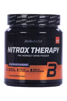 Комплекс предтренировочный BioTechUSA Nitrox Therapy синий виноград, 340 г