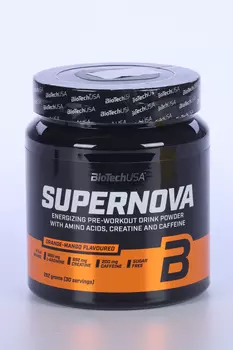 Комплекс предтренировочный BioTechUSA Super Nova апельсин-манго, 282 г