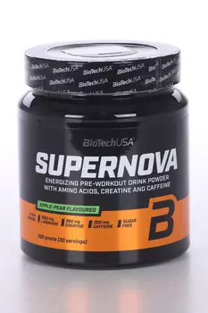 Комплекс предтренировочный BioTechUSA Super Nova яблоко-груша, 282 г