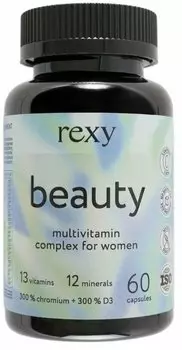 Комплекс ProteinRex Beauty мультивитаминов д/женщин, 60 шт, капсулы