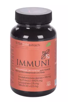 Комплекс TETRA ZYM EXTRACTS IMMUNI, 120 шт, капсулы