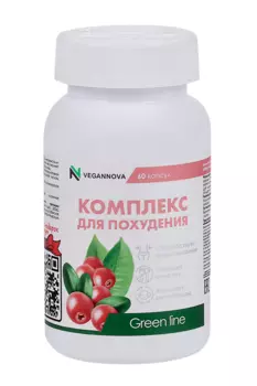 Комплекс VeganNova д/похудения, 60 шт, капсулы