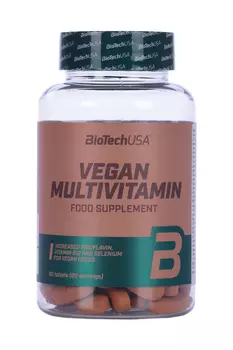 Комплекс витаминно-минеральный BioTechUSA Vegan Multivitamin, 60 шт, таблетки