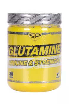 Концентрат глютамин STEELPOWER GLUTAMINE яблоко, 300 г