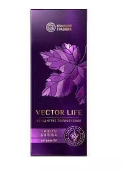 Концентрат Крымский травник VECTOR LIFE с гинкго билоба и витамином РР, 250 мл