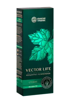 Концентрат Крымский травник VECTOR LIFE со стевией и витамином В7, 250 мл
