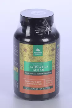 Концентрат Лапчатка белая, 60 шт, капсулы БАД