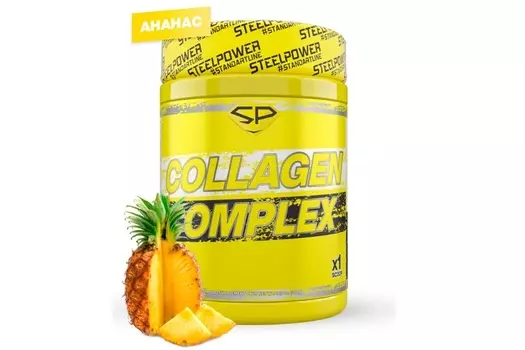 Концентрат STEELPOWER Collagen Complex 2.0 Ананас, 300 г, БАД