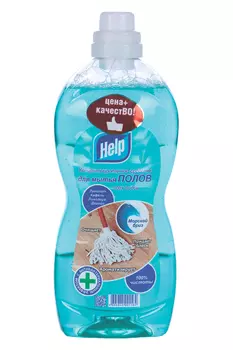 Концентрированное средство д/мытья полов HELP Морской бриз 1 000 г