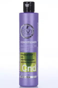 Кондиционер д/волос EVI Professional Серебристый д/нейтрализации желтизны волос, 250 мл
