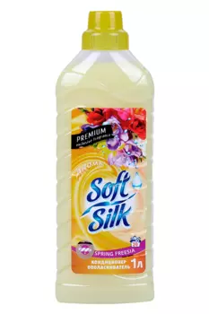 Кондиционер-ополаскиватель Soft Silk Premium Spring freesia д/тканей 1 л