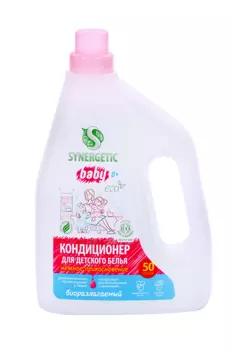 Кондиционер ополаскиватель SYNERGETIC д/детского белья Нежное прикосновение 1,5 л