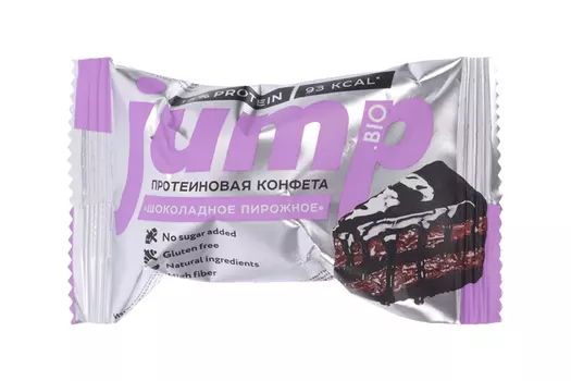 Конфета Jump Bio протеиновая Шоколадное пирожное, 30 г