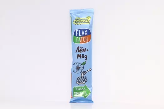 Конфеты Грильяжные Флакс батон лен/мед, 30 г