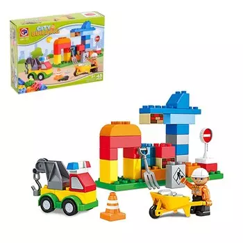 Конструктор «Городские строители», 45 деталей