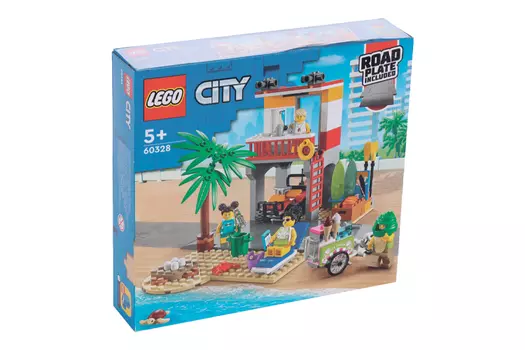 Конструктор LEGO CITY пост спасателей на пляже