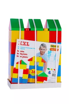 Конструктор строительный XXL, 36 деталей