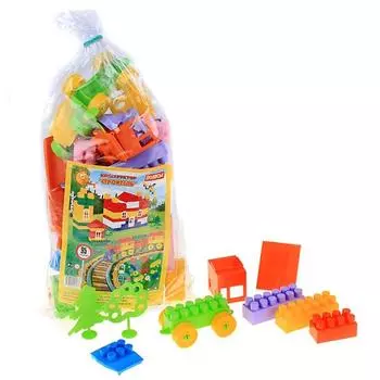 Конструктор «Строитель средний», 95 деталей