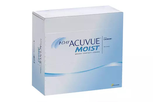 Контактные линзы 1 DAY ACUVUE Moist 180 линз R 8,50 D -5.50