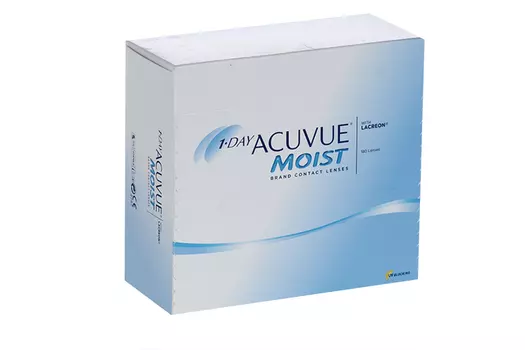 Контактные линзы 1 DAY ACUVUE Moist 180 линз R 8,50 D -4.50
