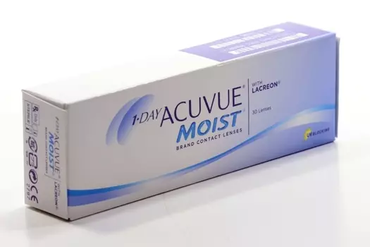 Контактные линзы 1 DAY ACUVUE Moist 30 линз R 8.5 D -7.00