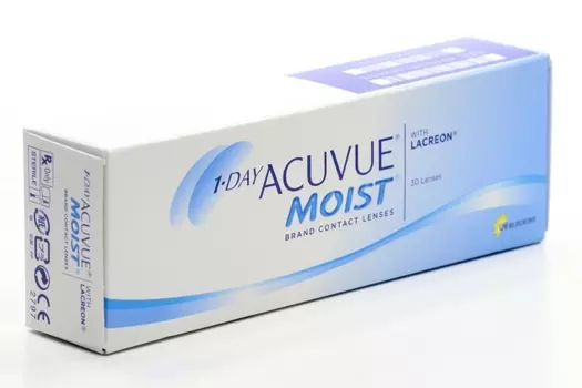 Контактные линзы 1-Day ACUVUE Moist 30 линз R 8,5 -3,50
