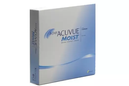 Контактные линзы 1 DAY ACUVUE Moist 90 линз R 8.5 D -6.50