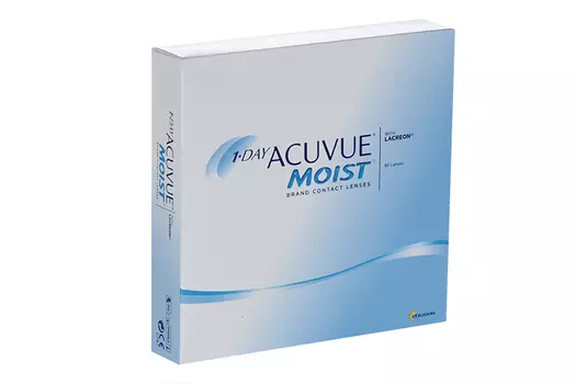 Контактные линзы 1 DAY ACUVUE Moist 90 линз R 8.5 D -4.25