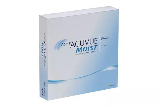 Контактные линзы 1 DAY ACUVUE Moist 90 линз R 8.5 D -2.25