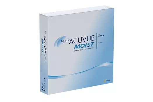 Контактные линзы 1 DAY ACUVUE Moist 90 линз R 8.5 D -4.00