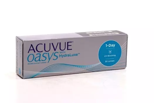Контактные линзы 1-Day ACUVUE Oasys with hydraluxe 30 pk однодневные -7.00 / 14.30 / 8.5 30 шт