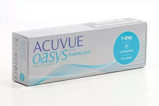 Контактные линзы 1-Day ACUVUE Oasys with hydraluxe 30 pk однодневные -3.50 / 14.30 / 8.5 30 шт