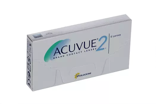 Контактные линзы ACUVUE 2 6 линз R 8,3 -3,50