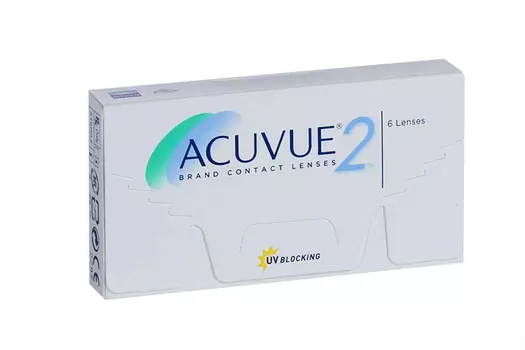Контактные линзы ACUVUE 2 6 линз R 8,7 -3,50